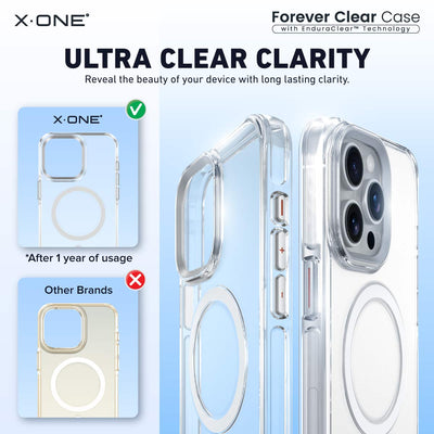 X.One® Forever Clear MagSafe Case — Ultra Clear Clarity
