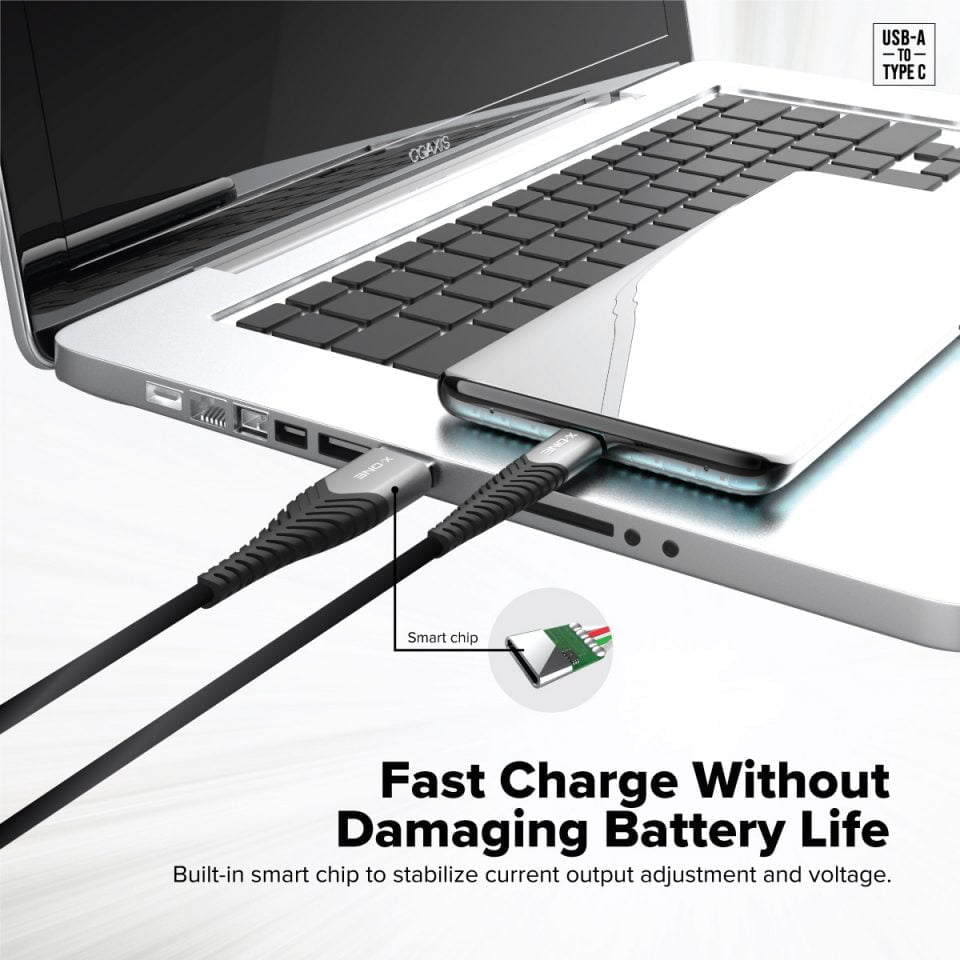 X.One® Ultra Pro 6A Huawei 65W SuperCharge - USB-A to USB-C Fast Charge Cable