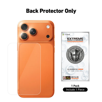 X.One® Back Panel Film Protector for iPhone 17 Pro Series — Back Only View
