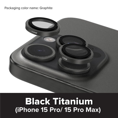 X.One® Camera Armor Pro for iPhone 15 Pro Max — Titanium Selection