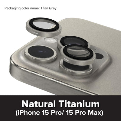 X.One® Camera Armor Pro for iPhone 15 Pro Max — Natural Titanium