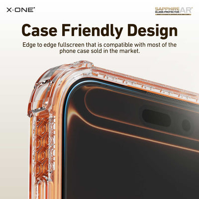 X.One® Sapphire AR+ Clear Glass Screen Protector — Sapphire Glass Technology